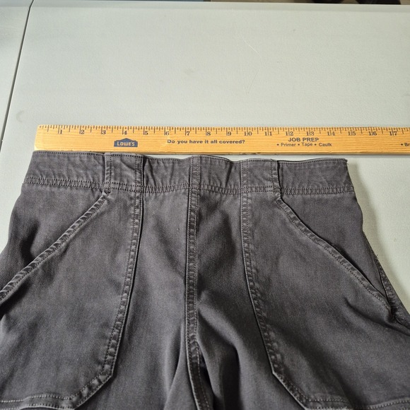 Spanx Pants Womens Large Dark Gray Cargo Jogger Utility Twill Pull On‎ Shaping - Picture 9 of 13